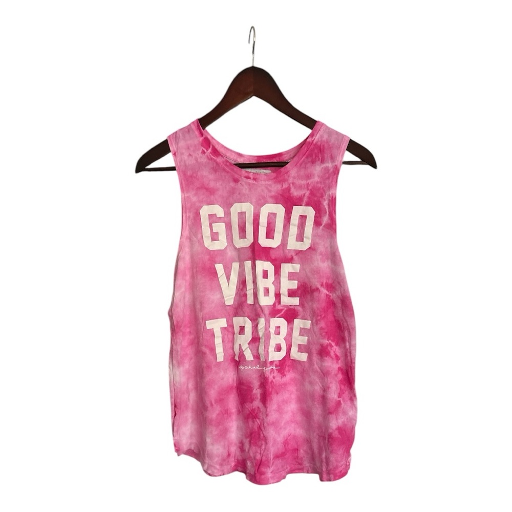 Spiritual Gangster Pink Sleeveless Muscle Tee